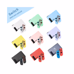 Protective Case Compatible with Nintendo Switch OLED Console and Joy-Cons, Switch can be Inserted in Dock with Shell - Transparent, Nintendo Switch