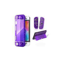 Protective Case Compatible with Nintendo Switch OLED,Switch NS Console and Joy-Cons, Switch can be Inserted in Dock with - PURPLE, Nintendo SwitchOLED