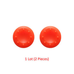 Silicone Joystick Caps Controller Thumb Stick Grips For Sony Playstation DualSense Dualshock 5 4 PS5 PS4 For Nintendo Switch - Red