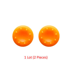 Silicone Joystick Caps Controller Thumb Stick Grips For Sony Playstation DualSense Dualshock 5 4 PS5 PS4 For Nintendo Switch - Orange