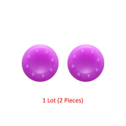 Silicone Joystick Caps Controller Thumb Stick Grips For Sony Playstation DualSense Dualshock 5 4 PS5 PS4 For Nintendo Switch - Purple