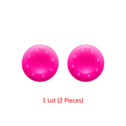 Silicone Joystick Caps Controller Thumb Stick Grips For Sony Playstation DualSense Dualshock 5 4 PS5 PS4 For Nintendo Switch - Rose