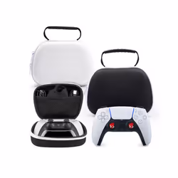 JCD Game Controller Storage Bag For PS4 PS5 Switch Pro Gamepad Case Xbox One 360 Waterproof Hard Travel Universal Pouch - A