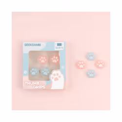 Shaped Cat Claw Thumb Grip Cap Silicone Soft Protective Cover Controller Thumbstick Case For Nintendo Switch Oled JoyCon - Tr ...