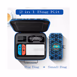 For Nintendo Switch OLED Storage Carrying Case Nintendo Switch Zelda Tears of The Kingdom Theme Hard Cover Shell Shoulder - Big Bag E