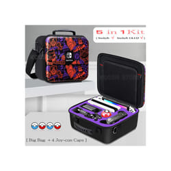 For Nintendo Switch OLED Storage Carrying Case Nintendo Switch Zelda Tears of The Kingdom Theme Hard Cover Shell Shoulder - Big Bag C