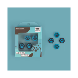 Shaped Cat Claw Thumb Grip Cap Silicone Soft Protective Cover Controller Thumbstick Case For Nintendo Switch Oled JoyCon - Bl ...
