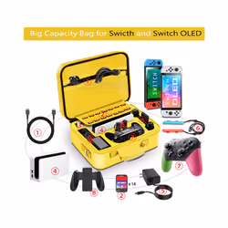 For Nintendo Switch OLED Accessories Carrying Case Switcholed Hard Shell Game Card Box Nintendo Switch Animal Crossing Theme - Only Small Bag
