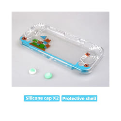 DATA FROG Animal Hard Protective Case For Nintendo Switch Lite Console Transparent Protection Shell Cover for NS Switch - Blue