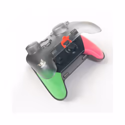 Transparent Clear Crystal Case Controller Protective Cover Handle Shell with charging port For Nintendo Switch Pro Controller - White Kingdom