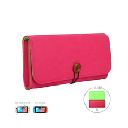 Carrying Storage Bag Game Card Host Portable Travel Protection Cover For Nintendo Switch OLED NS Carry Protective Pouch - 04 Rose