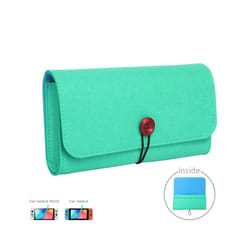 Carrying Storage Bag Game Card Host Portable Travel Protection Cover For Nintendo Switch OLED NS Carry Protective Pouch - 08 LightGreen