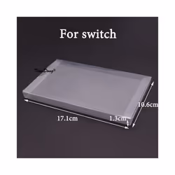 ) Transparent Clear Cartridge Protective Case Cover For GB GBA GBC SNES N64 NES NGPC Switch Protector Box  For PS5 For PS4 - For NES (Small