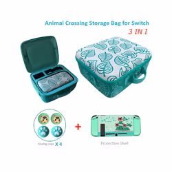 ) Cute Storage Bag Animal Style for Nintendo Switch OLED Portable Carrying Case Nintend Switch OLED Game Accessories - M(Norm ...