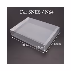 Transparent Clear Cartridge Protective Case Cover For GB GBA GBC SNES N64 NES NGPC Switch Protector Box  For PS5 For PS4 - Go ...