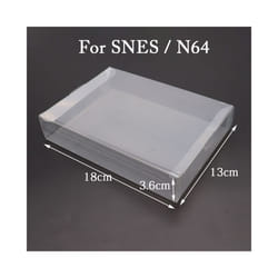 Transparent Clear Cartridge Protective Case Cover For GB GBA GBC SNES N64 NES NGPC Switch Protector Box  For PS5 For PS4 - Gold