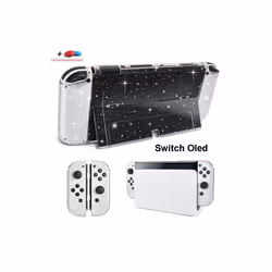 Transparent TPU Soft Case Joycon Protective Shell Cover for Nintendo Switch NS Console Crystal Clear Back Protector Accessori ...