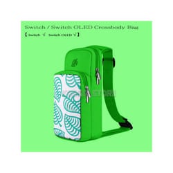 For Nintendo Switch OLED Accessories Carrying Case Switcholed Hard Shell Game Card Box Nintendo Switch Animal Crossing Theme - Cross Bag 2