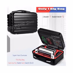New Nintendoswitch Big Storage Pouch Cute Case Travel Suitcase Nitendo Console Shoulder Bag Tote Cover For funda Nintendo - O ...