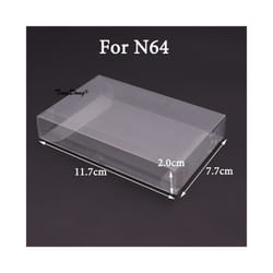 Transparent Clear Cartridge Protective Case Cover For GB GBA GBC SNES N64 NES NGPC Switch Protector Box  For PS5 For PS4 - For N64