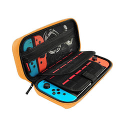 Handheld Carrying Case Travel Handbag for Nintendo Switch/Switch OLED Waterproof Scratch Resistant Portable Travel Carry - Orange