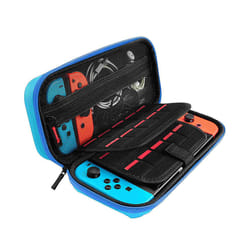Handheld Carrying Case Travel Handbag for Nintendo Switch/Switch OLED Waterproof Scratch Resistant Portable Travel Carry - Light Blue