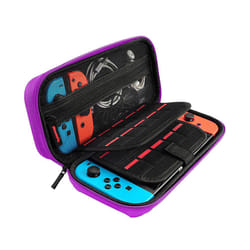 Handheld Carrying Case Travel Handbag for Nintendo Switch/Switch OLED Waterproof Scratch Resistant Portable Travel Carry - Purple
