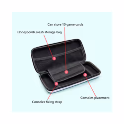 New Switch OLED Storage Carrying Case  7 in 1 Kit for Nintendo Switch OLED Crystal Shell For Switch Oled Accessories - OLED Kit 2