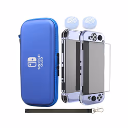 Switch Oled Storage Carry Case Kit Hard Shell Dockable Console Cover Pouch Screen Protector for Nintendo Switch Oled Film - K ...