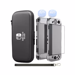 Switch Oled Storage Carry Case Kit Hard Shell Dockable Console Cover Pouch Screen Protector for Nintendo Switch Oled Film - K ...