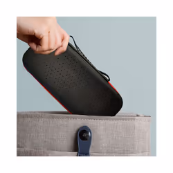 Portable Storage Bag For Nintendo Switch Hori Split Pad Pro Controller Carrying Case Gamepad Protection Box Game Card Slot - black