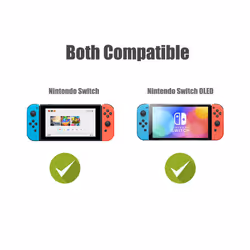 New NS Storage Case Portable Hard Shell PU Carrying Storage Bag for Compatible Nintendo Switch OLED Game Console accessories - White and Red
