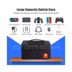 Nintend Switch Travel Carrying Case Portable Storage Messenger Bag for Nintendo Switch Console Game Accessories - For Switch OLED