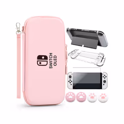 Switch Oled Storage Carry Case Kit Hard Shell Dockable Console Cover Pouch Screen Protector for Nintendo Switch Oled Film - K ...