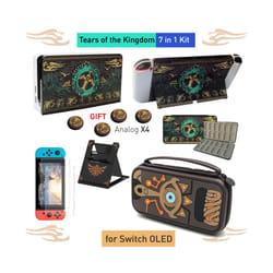 ) For Nintendo Switch Storage Bag  ZD Tears Of The Kingdom Hard Protective Case Shell Cover  For NS Switch OLED Game Accessories - A(SWITCH OLED
