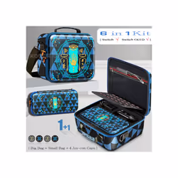For Nintendo Switch OLED Storage Carrying Case Nintendo Switch Zelda Tears of The Kingdom Theme Hard Cover Shell Shoulder - 2 ...