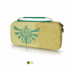 Carrying Case with Thumb Grips for Nintendo Switch, The Legend of Zelda Tears of the Kingdom - Green Case 2pcs NS