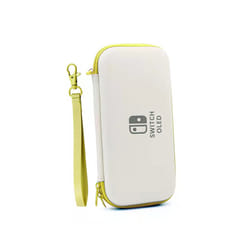 DATA FROG Storage Case Compatible-Nintendo Switch OLED Carrying Pouch Storage Bag for Switch OLED Carrying Protective Accessorie - Yellow
