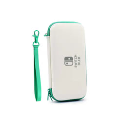DATA FROG Storage Case Compatible-Nintendo Switch OLED Carrying Pouch Storage Bag for Switch OLED Carrying Protective Accessorie - Green