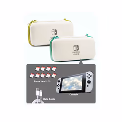 DATA FROG Storage Case Compatible-Nintendo Switch OLED Carrying Pouch Storage Bag for Switch OLED Carrying Protective Accessorie - Green