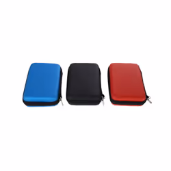 EVA Skin Carry Hard Case Bag Pouch for Nintendo 3DS XL LL/Switch/2DS with Strap Features durable all around zippe Compatible - Red A