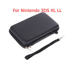EVA Skin Carry Hard Case Bag Pouch for Nintendo 3DS XL LL/Switch/2DS with Strap Features durable all around zippe Compatible - Black A