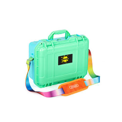 For Nintendo Switch & oled Portable shoulder Bag Explosion-proof Box Travel Handbag Hard Cover Shell Accessories Carrying - Green Blue