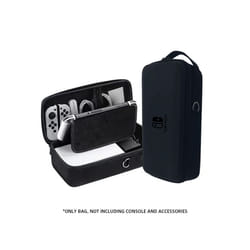 Data Frog Switch OLED/LITE Handheld Storage Bag NS Nintendo Switch Portable PU Carrying Case Protection Travel Bag - Black