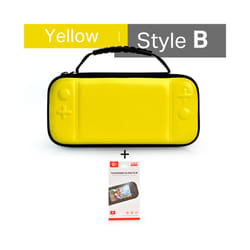New For Nintend Switch Lite Portable Bag Storage for Switch Mini Protector Case for Nintendo Switch Mini Accessories - H-Yellow-1pcs