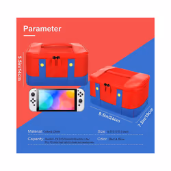 Large Carrying Protective Case for Nintendo Switch OLED Console Pro Controller Travel Storage Bag Case For Switch Accessories - 65