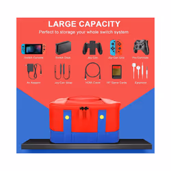 Large Carrying Protective Case for Nintendo Switch OLED Console Pro Controller Travel Storage Bag Case For Switch Accessories - 65