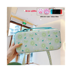 For Nintendo Switch/Lite Console Storage Bag Protective Shell Hard Case Cover for Nintendo Switch Carrying Bag Game Accessory - Switch Lemon Bag