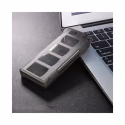 1PC 10 in 1 Card Holder Game Card Protective Storage Case Cover for Nintendo Switch Game Card Organizer Box Portable Cartridge - Black
