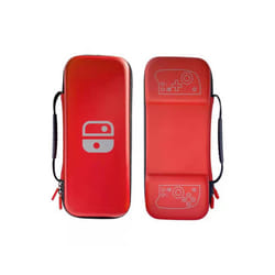 For Nintendo Switch Hori Split Pad Pro Controller Carrying Case Storage Bag Protection Box Hard Shell Pouch Cover Game Card - Red